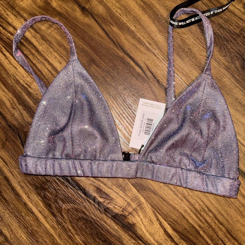 SLA The Label | Purple Shimmer Bralette